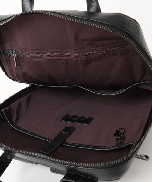 CROWDED CLOSET(クラウデッドクローゼット)の「【JOYA/ジョヤ】リアルレザー2WAYリュックサック(バックパック/リュック・メンズ・ネイビー/ブラック・FREE)」の4枚目の写真