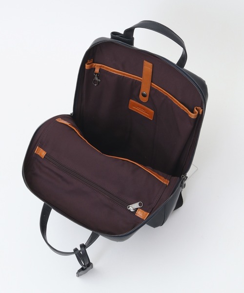 CROWDED CLOSET(クラウデッドクローゼット)の「【JOYA/ジョヤ】リアルレザー2WAYリュックサック(バックパック/リュック・メンズ・ネイビー/ブラック・FREE)」の14枚目の写真