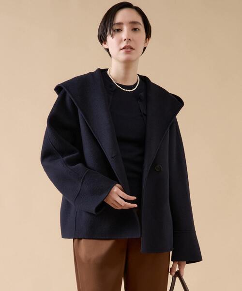 martinique（マルティニーク）の「フードコート（ステンカラーコート