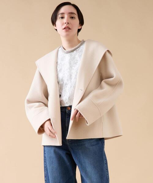 martinique（マルティニーク）の「フードコート（ステンカラーコート