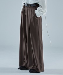 VELNUS（ベルナス）の「【VELNUS】Double tuck design wide flare slacks/ダブルタックデザイン ワイドフレアスラックス（スラックス）」