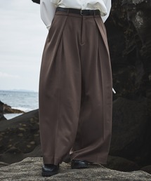 VELNUS（ベルナス）の「【VELNUS】Double tuck design wide flare slacks/ダブルタックデザイン ワイドフレアスラックス（スラックス）」