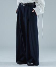 VELNUS（ベルナス）の「【VELNUS】Double tuck design wide flare slacks/ダブルタックデザイン ワイドフレアスラックス（スラックス）」