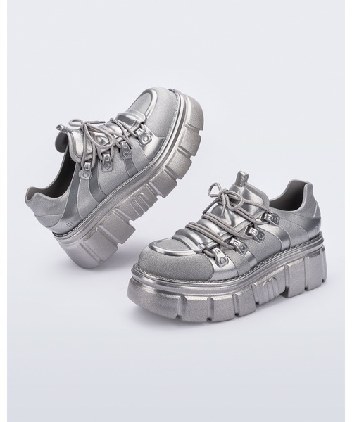 melissa（メリッサ）の「MELISSA REBEL AD（スニーカー・レディース・シルバー/ブラック・35-36/39/38/37）」の5枚目の写真