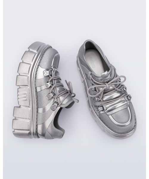 melissa（メリッサ）の「MELISSA REBEL AD（スニーカー・レディース・シルバー/ブラック・35-36/39/38/37）」の4枚目の写真