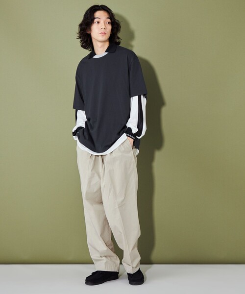 CITEN(シテン)の「<CITEN>2プリーツ イージーシェフパンツ(その他パンツ・メンズ・ベージュ/ダークグレー/ライトグレー・L/M/S)」の5枚目の写真