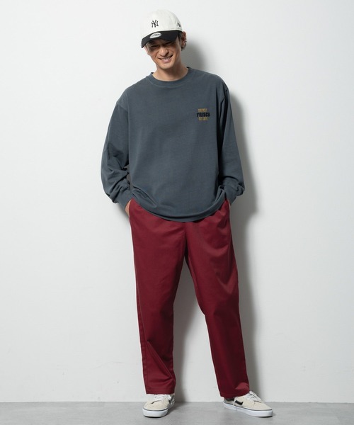 BAYFLOW（ベイフロー）の「[程よいリラックス感]チアフルイージーカラーパンツ（その他パンツ・メンズ・レッド/オフホワイト/ブラック・MEDIUM/LARGE）」の6枚目の写真