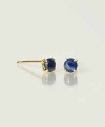 「anq.」K18・サファイア　ポストピアス