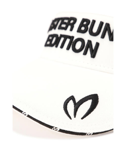 MASTER BUNNY EDITION マスターバニーエディション バイザー白 ジャストFit バイザー (UNISEX) | MASTER BUNNY EDITION