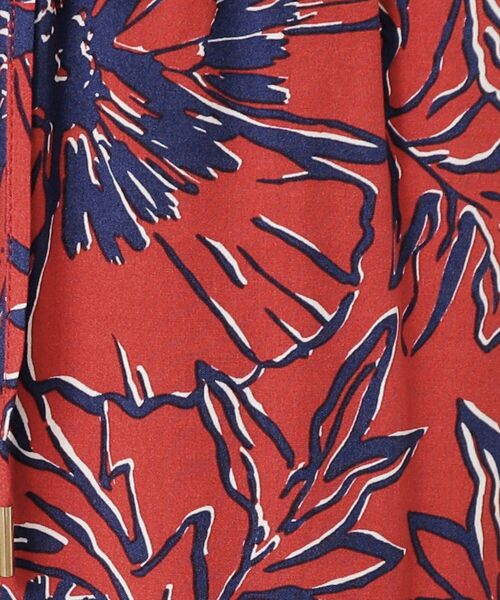 OPAQUE.CLIP（オペークドットクリップ）の「フラワービックプリントイージーパンツ【洗える】（その他パンツ・レディース・ブラウン/グリーン系その他2/レッド系2・38/40）」の19枚目の写真