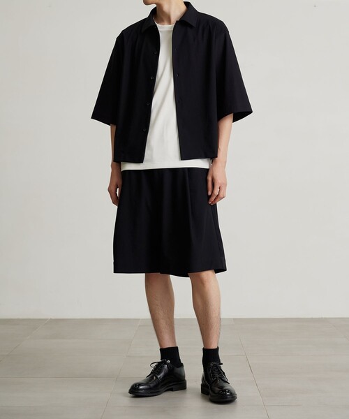 PUBLIC TOKYO（パブリックトウキョウ）の「〈セットアップ対応〉Air Tool(エアトール)イージーショーツ（その他パンツ・メンズ・ブラック系その他/ダークブラウン・1/2）」の3枚目の写真