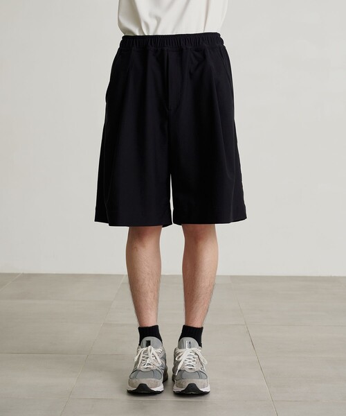 PUBLIC TOKYO（パブリックトウキョウ）の「〈セットアップ対応〉Air Tool(エアトール)イージーショーツ（その他パンツ・メンズ・ブラック系その他/ダークブラウン・1/2）」の5枚目の写真