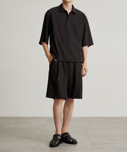 PUBLIC TOKYO（パブリックトウキョウ）の「〈セットアップ対応〉Air Tool(エアトール)イージーショーツ（その他パンツ・メンズ・ブラック系その他/ダークブラウン・1/2）」の8枚目の写真