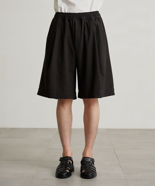 PUBLIC TOKYO（パブリックトウキョウ）の「〈セットアップ対応〉Air Tool(エアトール)イージーショーツ（その他パンツ・メンズ・ブラック系その他/ダークブラウン・1/2）」の10枚目の写真