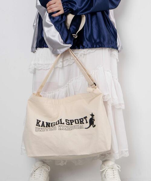 KANGOL（カンゴール）の「∴WEGO/別注KANGOLキャンバスショルダー（ショルダーバッグ・レディース・その他1/その他2・FREE）」の6枚目の写真