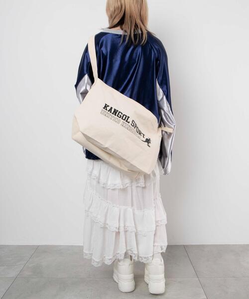 KANGOL（カンゴール）の「∴WEGO/別注KANGOLキャンバスショルダー（ショルダーバッグ・レディース・その他1/その他2・FREE）」の7枚目の写真