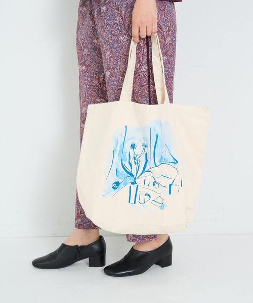 ADIEU TRISTESSE(アデュートリステス)の「heso ドローイングトートBAG(トートバッグ・レディース・A/B・FREE)」の2枚目の写真