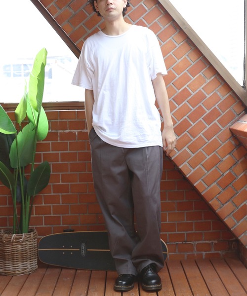 ８(eight)（エイト）の「ワイドチノパン（チノパンツ・メンズ・ブラック/チャコールグレー/ライトグレー/ブラウン系その他/ベージュ/オリーブ/ネイビー/ブルー系その他・MEDIUM/LARGE/X-LARGE）」の20枚目の写真