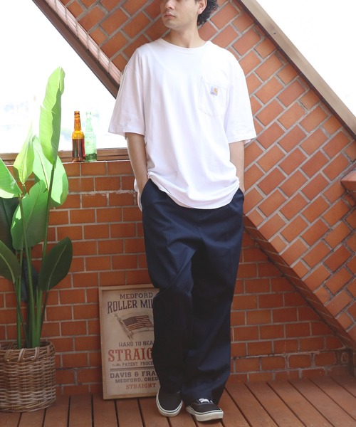 ８(eight)（エイト）の「ワイドチノパン（チノパンツ・メンズ・ブラック/チャコールグレー/ライトグレー/ブラウン系その他/ベージュ/オリーブ/ネイビー/ブルー系その他・MEDIUM/LARGE/X-LARGE）」の9枚目の写真