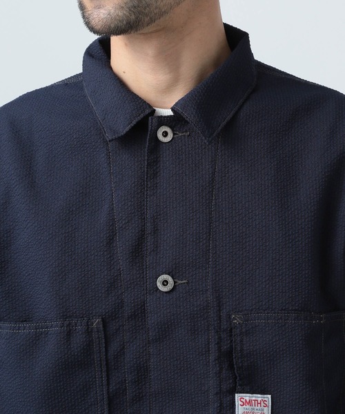 SMITH'S AMERICAN(スミスアメリカン)の「【SMITH'S AMERICAN】4ポケットカバーオール(ブルゾン・メンズ・ライトグレー/ネイビー/グリーン/チャコール・LARGE/MEDIUM)」の12枚目の写真