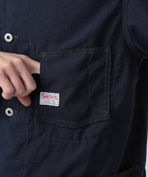 SMITH'S AMERICAN(スミスアメリカン)の「【SMITH'S AMERICAN】4ポケットカバーオール(ブルゾン・メンズ・ライトグレー/ネイビー/グリーン/チャコール・LARGE/MEDIUM)」の15枚目の写真