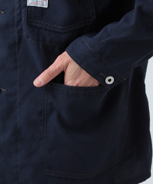 SMITH'S AMERICAN(スミスアメリカン)の「【SMITH'S AMERICAN】4ポケットカバーオール(ブルゾン・メンズ・ライトグレー/ネイビー/グリーン/チャコール・LARGE/MEDIUM)」の16枚目の写真