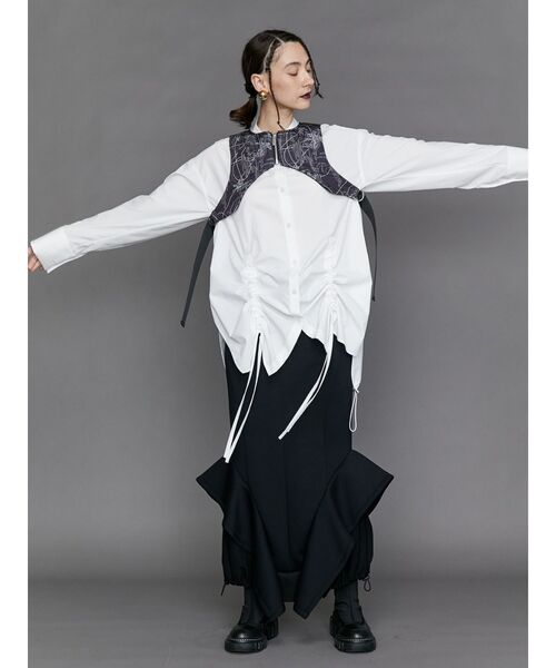 【セール】SIDE PARTS DETAIL SK / サイドパーツディテールスカート（スカート）｜UN3D.（アンスリード）