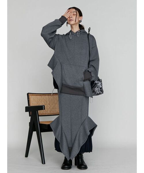 【セール】SIDE PARTS DETAIL SK / サイドパーツディテールスカート（スカート）｜UN3D.（アンスリード）