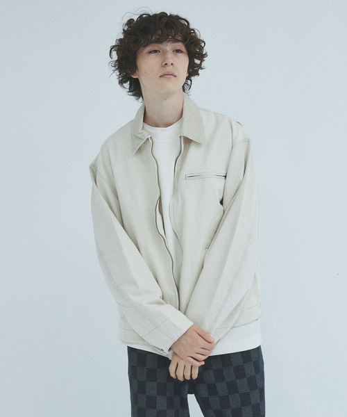 417 EDIFICE(フォーワンセブンエディフィス)の「DENIM D ジャケット(デニムジャケット・メンズ・ブラック/ネイビー/ホワイト系その他・MEDIUM/LARGE)」の22枚目の写真