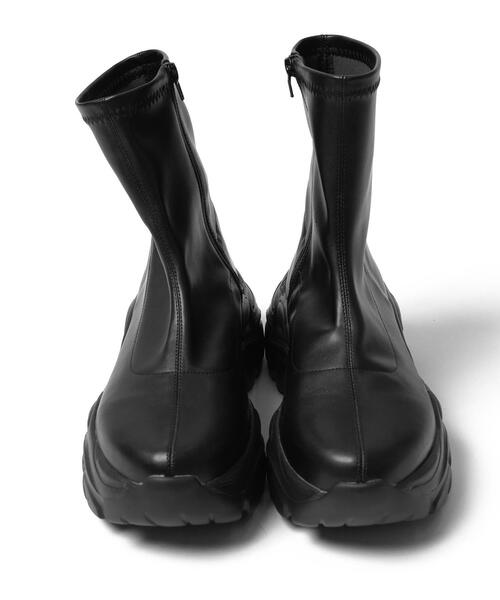 WEGO(ウィゴー)の「WEGO/厚底スニーカーソールショートブーツ(ブーツ・メンズ・ブラック・XX-LARGE/XXX-LARGE)」の6枚目の写真