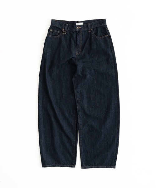 MUHET（ミュエータ）の「ストレートデニムパンツ（デニムパンツ・レディース・ダークインディゴブルー/ライトインディゴブルー・SMALL/MEDIUM/LARGE）」の2枚目の写真