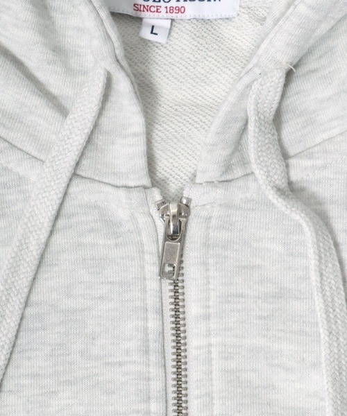 U.S. POLO ASSN.（ユーエスポロアッスン）の「U.S.POLO ASSN.（ユーエスポロアッスン）ブランドロゴ刺繍スウェット ジップアップパーカー/ビッグシルエット/ユニセックス（パーカー・メンズ・ブラック/アッシュグレー/チャコールグレー/グレー・LL/M/L）」の20枚目の写真