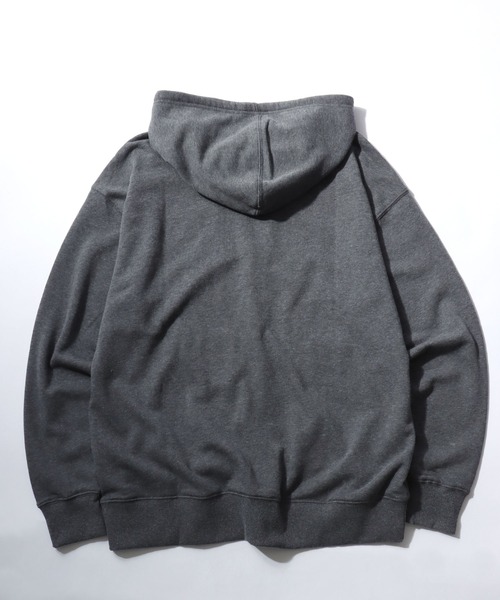 U.S. POLO ASSN.（ユーエスポロアッスン）の「U.S.POLO ASSN.（ユーエスポロアッスン）ブランドロゴ刺繍スウェット ジップアップパーカー/ビッグシルエット/ユニセックス（パーカー・メンズ・ブラック/アッシュグレー/チャコールグレー/グレー・LL/M/L）」の8枚目の写真