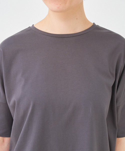 collex(コレックス)の「ボックスTシャツ(Tシャツ/カットソー・レディース・ホワイト/ライトグレー/チャコールグレー・フリー)」の11枚目の写真