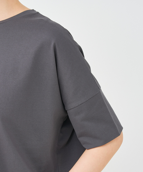 collex(コレックス)の「ボックスTシャツ(Tシャツ/カットソー・レディース・ホワイト/ライトグレー/チャコールグレー・フリー)」の12枚目の写真