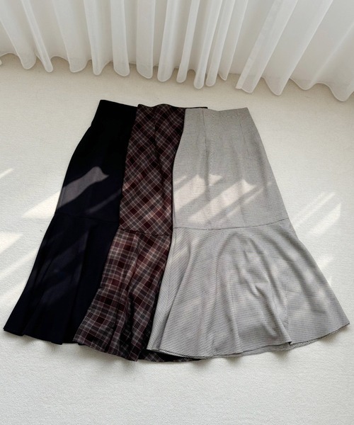 one after another NICE CLAUP（ワンアフターアナザーナイスクラップ）の「【WEB限定商品】バックレースアップマーメイドスカート（スカート・レディース・ブラック/ブラウン系その他/ベージュ系その他・SMALL/LARGE/MEDIUM）」の16枚目の写真