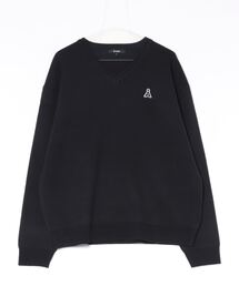 ALAND | 【UNISEX】ALAND／Aロゴ Vネックニットプルオーバー(ニット/セーター)