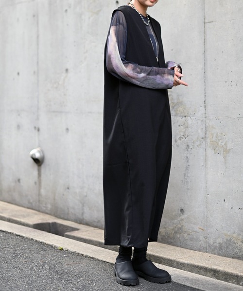 Marient(マリエント)の「キーネックロングOP(ワンピース・レディース・ブラック/チャコール/ブラウン・FREE)」の10枚目の写真