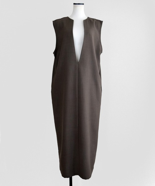 Marient(マリエント)の「キーネックロングOP(ワンピース・レディース・ブラック/チャコール/ブラウン・FREE)」の18枚目の写真