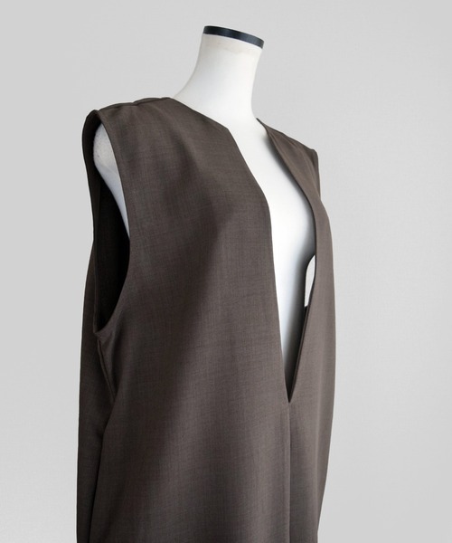 Marient(マリエント)の「キーネックロングOP(ワンピース・レディース・ブラック/チャコール/ブラウン・FREE)」の21枚目の写真