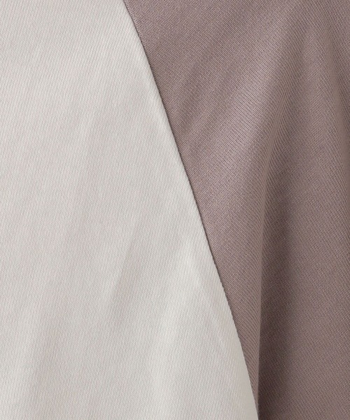 GLOBAL WORK Smile Seed Store（グローバルワーク スマイルシードストア）の「コットンラグランTシャツ長袖/115923（Tシャツ/カットソー・メンズ・ホワイト×ブラウン/ホワイト×ブラック・SMALL/LARGE/MEDIUM/X-LARGE）」の6枚目の写真