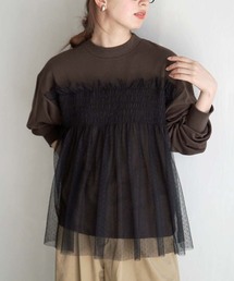 zootie | ドットチュール ドッキングカットソー(Tシャツ/カットソー)