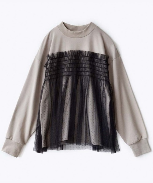 セール】ドットチュール ドッキングカットソー（Tシャツ/カットソー