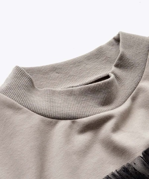 zootie（ズーティー）の「ドットチュール ドッキングカットソー（Tシャツ/カットソー・レディース・ブラウン/ネイビー/グレイッシュベージュ/ブラック・フリー）」の14枚目の写真