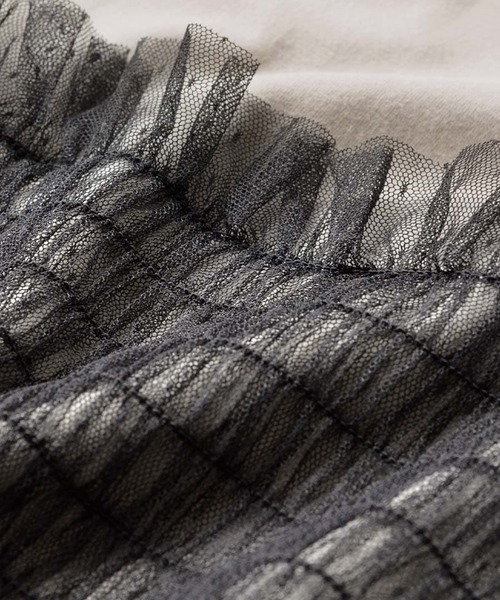 zootie（ズーティー）の「ドットチュール ドッキングカットソー（Tシャツ/カットソー・レディース・ブラウン/ネイビー/グレイッシュベージュ/ブラック・フリー）」の18枚目の写真