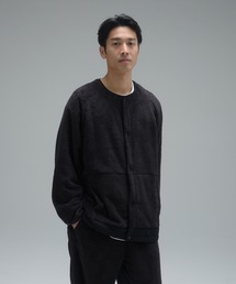 ニューバランス　MET24カーディガン　ノーカラー　チタニウム／グレー系　L ニューバランス MET24カーディガン ノーカラー チタニウム