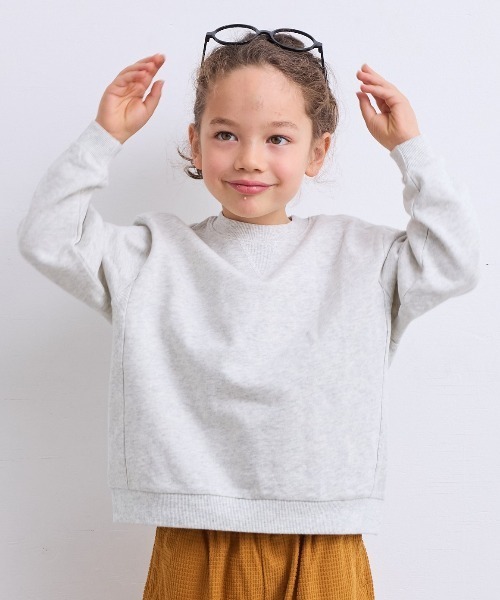 Life Support Products（ライフサポートプロダクツ）の「ムジガゼットトレーナー（スウェット・キッズ・オフホワイト/ピンク/グリーン/キャメル/ホワイト系その他/チャコール/イエロー/パープル・80/90/95/100/110/120/130/140/150）」の2枚目の写真