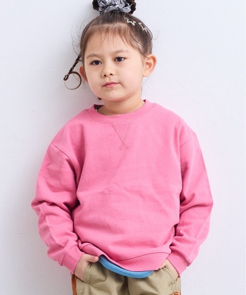 Life Support Products（ライフサポートプロダクツ）の「ムジガゼットトレーナー（スウェット・キッズ・オフホワイト/ピンク/グリーン/キャメル/ホワイト系その他/チャコール/イエロー/パープル・80/90/95/100/110/120/130/140/150）」の8枚目の写真