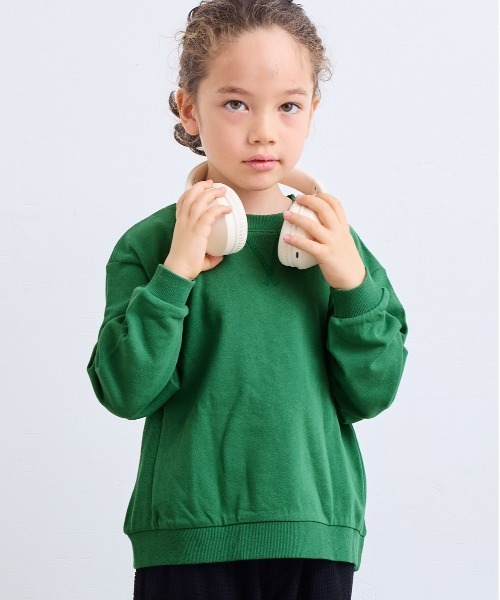 Life Support Products（ライフサポートプロダクツ）の「ムジガゼットトレーナー（スウェット・キッズ・オフホワイト/ピンク/グリーン/キャメル/ホワイト系その他/チャコール/イエロー/パープル・80/90/95/100/110/120/130/140/150）」の5枚目の写真