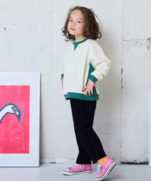 Life Support Products（ライフサポートプロダクツ）の「ムジガゼットトレーナー（スウェット・キッズ・オフホワイト/ピンク/グリーン/キャメル/ホワイト系その他/チャコール/イエロー/パープル・80/90/95/100/110/120/130/140/150）」の21枚目の写真